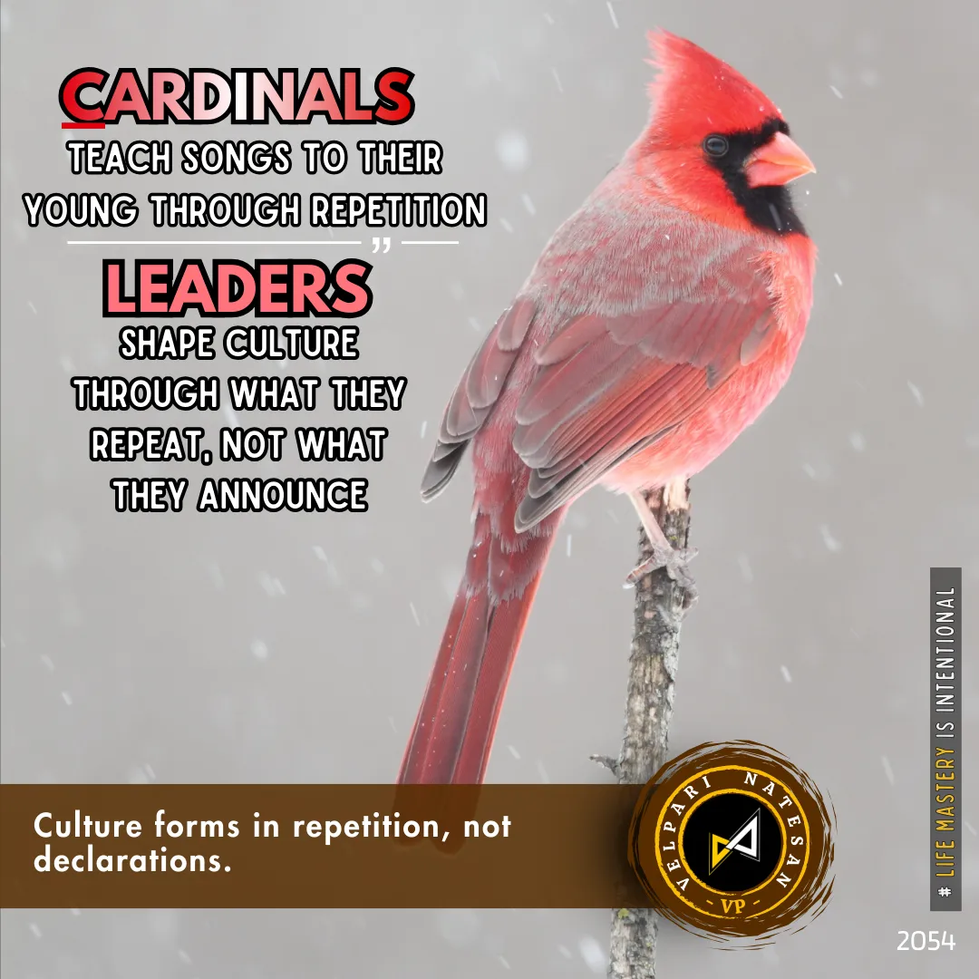 Culture Is Built in Repetition